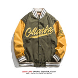 Men's Baseball Jacket Spring Baseball Jacket Men's Loose Cotton Coat Casual Jacket