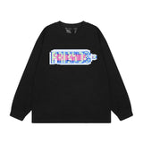 Vlone Sweatshirts Autumn and Winter Mosaic Big V Letter Crew Neck