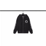 CHH Chrome Heart Hoodie Crowe hooded sweater loose casual cardigan hooded
