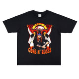 Rock Star T Shirt Men's and Women's Loose Cotton T-shirt