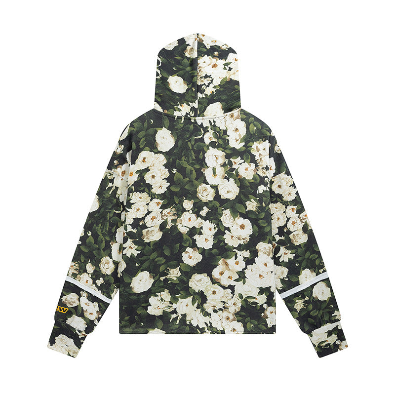 Drew House Hoodie Unisex Loose Casual White Rose Hoodie