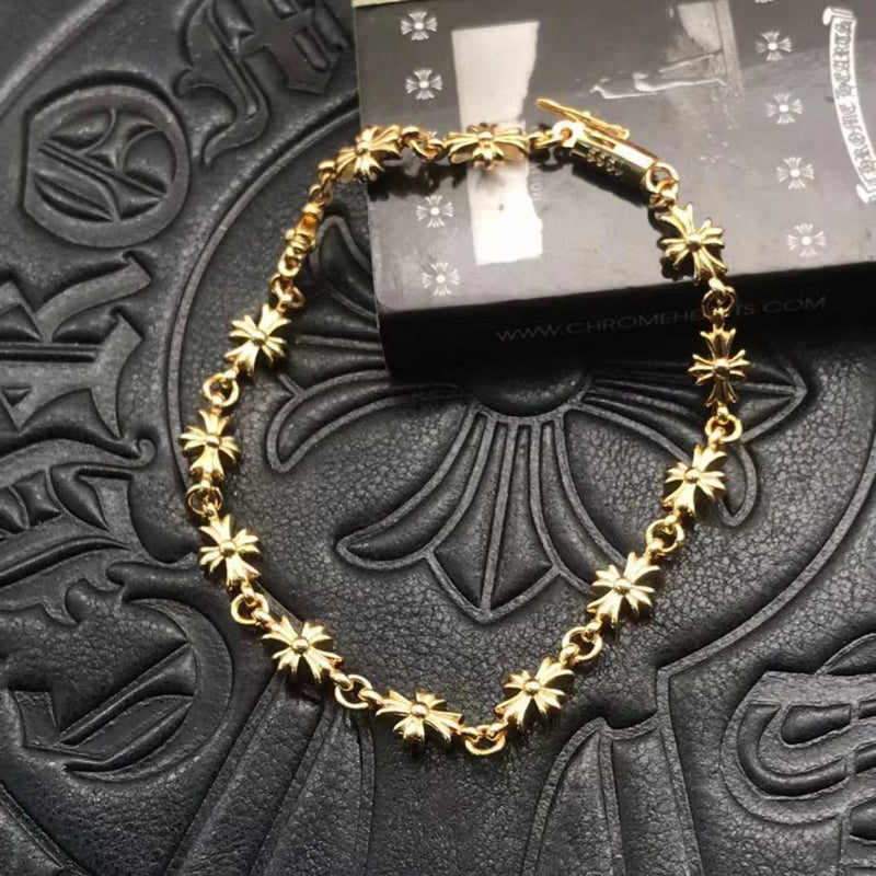 Chrome Heart Bracelet Cross Ornament