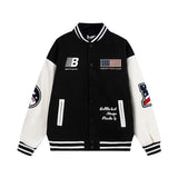 Unisex Baseball Jersey Vintage Baseball Jacket Men's Casual Loose Jacket