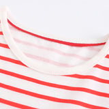 Girl Dress Girls' Summer Knitted Cotton Cartoon Printed Princess Dress Children round Neck