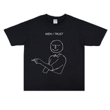 Rock Star T Shirt Printed T-shirt Short Sleeve Cotton Loose
