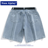 Nasa Shorts Denim Shorts Men Summer Fashion Brand