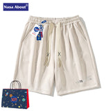 Nasa Shorts Casual Shorts Men's Summer Loose Straight