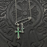 Chrome Heart Necklace Collarbone Chain