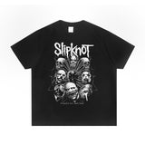 Rock Star T Shirt Slack Knot Vintage Distressed T-shirt Loose
