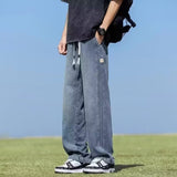 Unisex Jeans Summer Vintage Casual Loose Straight Pants