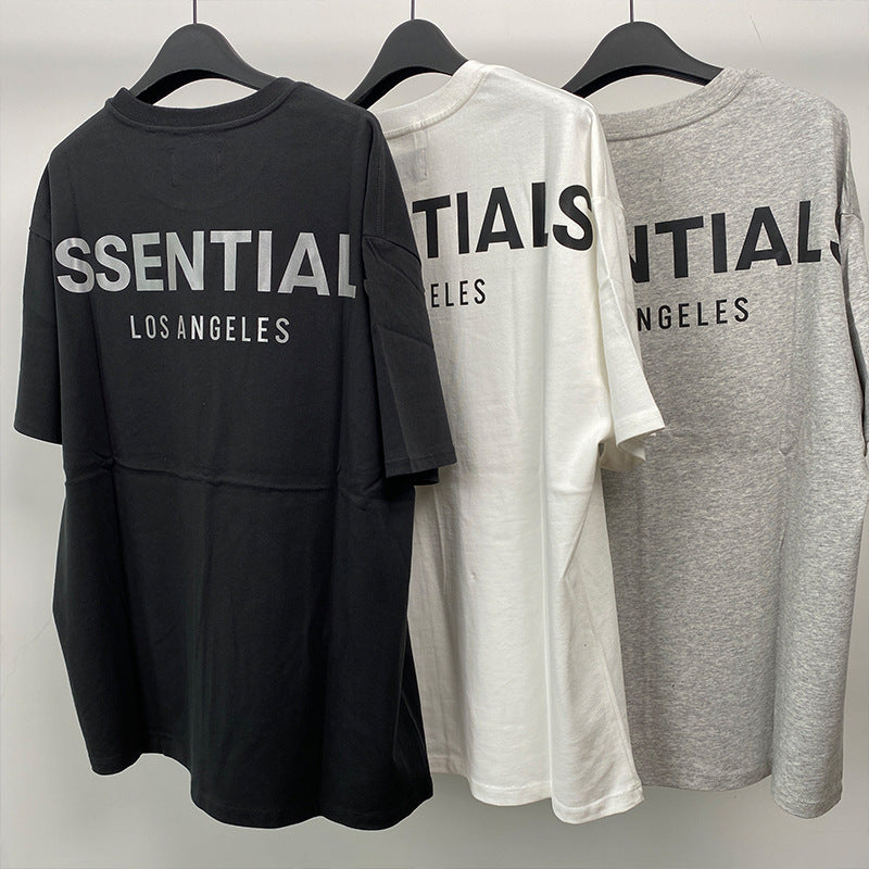 Fog Essentials T shirt Reflective Logo Loose T shirt