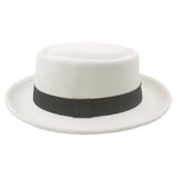 Walter White Hats Bowler Men's Hat Wool Woolen Hat Female Felt Cap Curling Small Brim