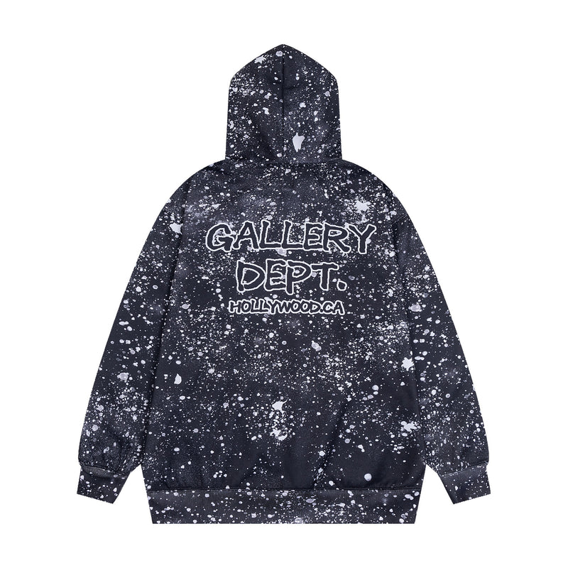 Gallery Dept Hoodie Loose Casual Starry Sky Hoodie