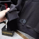 CHH Chrome Heart Hoodie Crowe High Street Trendy Pullover Hooded Sweater