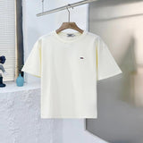 Tommy T Shirts Tommy Summer Tommy Men and Women Couple round Neck Short Sleeve