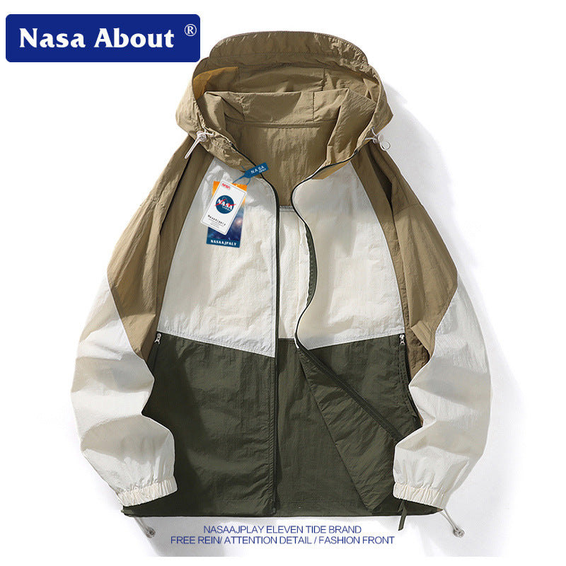 Nasa Sun Protection Shirt Sun Protection Clothing Men's Summer Outdoor