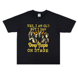 Rock Star T Shirt Men's and Women's T-shirt Short Sleeve Loose Cotton round Neck