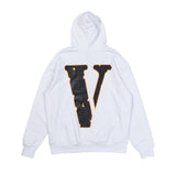 Vlone Hoodie autumn and winter big V pattern hooded sweater