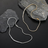 Zircon necklace gradient size zircon tennis necklace