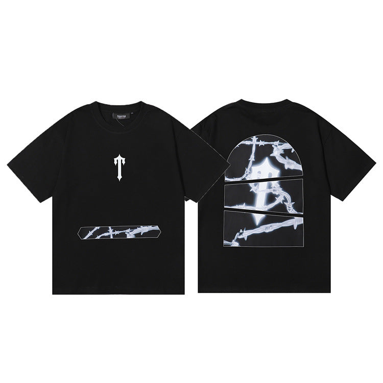 Trapstar T Shirts Trapstar Hip Hop Loose Casual Short Sleeve T-Shirt