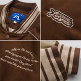 Men Baseball Jacket Spring Baseball Uniform Men Vintage Baggy Casual Jacket Jacket