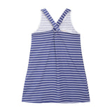 Girl Dress Children's Dress Summer Knitted Cotton Cartoon Embroidered Rabbit Vest Princess Dress Cute Girl