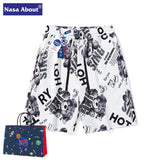 Nasa Shorts Summer Casual Sports Pants Loose