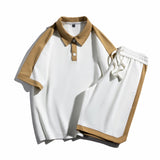 Nasa Tracksuit Short Sleeve Suit Men's Summer Trendy Youth Student Casual Sports Clothes