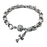 Chrome Heart Bracelet Dice Pendant Chain