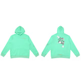 CHH Chrome Heart Hoodie Crowe Sweater High Street Graffiti Zebra Hooded Loose