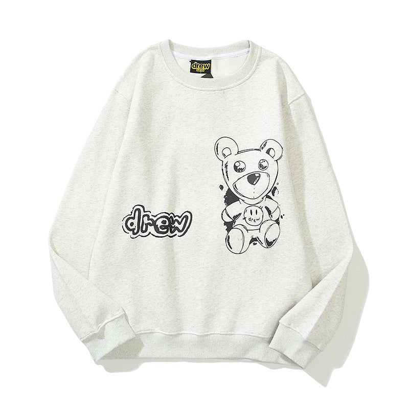 Drew House Sweatshirts Bear Crew Neck Fleece Sweater