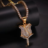 Jewelry Diamond Rose Fashion Necklace Royalty St. Valentine's