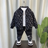 Boy Jacket Boys' Jacket Spring and Autumn 2 Baby Spring Jacket Children's Cool Handsome Baseball Uniform Fashion