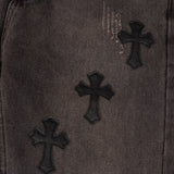 CHH Chrome Hearts Jeans Unisex Casual Loose Jeans