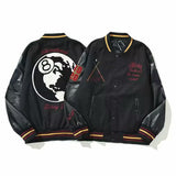 Unisex Baseball Jersey Loose Splicing Casual Couple Baseball Uniform