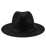 Walter White Fedora Autumn and Winter Men's and Women's Top Hat Wool-like Felt Hat British Gentleman Felt Hat