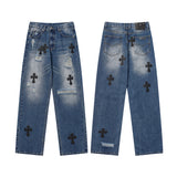 CHH Chrome Hearts Jeans Ripped Jeans