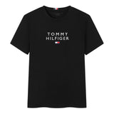 Tommy T Shirts Summer round Neck Cotton Loose Casual Daily