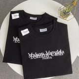Tommy T Shirts Magila Short Sleeve Embroidery Simple Ripped