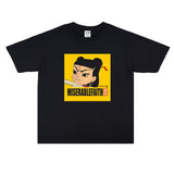 Rock Star T Shirt Youth Male and Female Personality Short Sleeve round Street Cotton T-shirt
