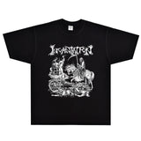 Rock Star T Shirt Profane NEXS T-shirt Rock Band American Style Loose Vintage Short Sleeve