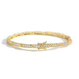 Zircon necklace long copper inlaid zircon bracelet