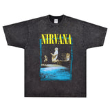 Rock Star T Shirt Nirvana Live at Reading T-shirt Rock American Loose Vintage Short Sleeve