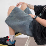 Unisex Jeans American Vintage Denim Shorts Loose Sport