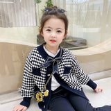 Girl Jacket Girls' Coat Sweater Tops Autumn and Winter