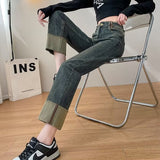 Unisex Jeans Straight Jeans High Waist Vintage