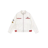 Unisex Baseball Jersey PU Jacket