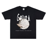 Rock Star T Shirt Loose Print T-shirt Short Sleeve Street