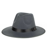 Walter White Hats Men's Women's Dress Hat Fedora Hat All-Match British Woolen Fall Winter Fashion Xu Wenqiang