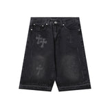 CHH Chrome Hearts Jeans Unisex Casual Loose Jeans